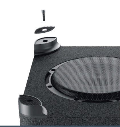 Audison Prima APBX 10DS 10" Saled Sub Box 4+4ohm 800W max