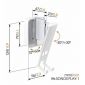 VOGELS 4201-WH SONOS ONE / PLAY:1  On-Wall Stand