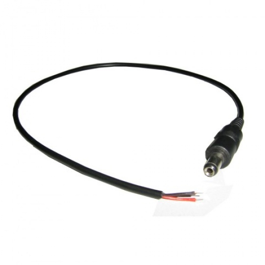 Захранваща CV-PL001F букса (female) за 12VDC камери, 40cm кабелче