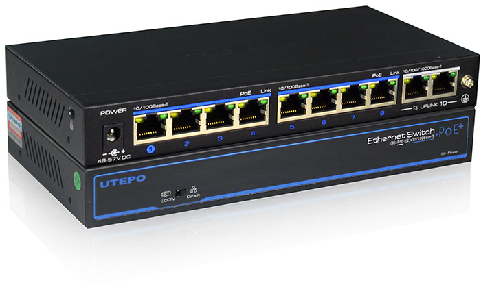 UTEPO UTP3-SW08-TP120-A1 10-портов PoE switch