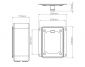 Mountson MS71B  On-Wall Stand Sonos SUB
