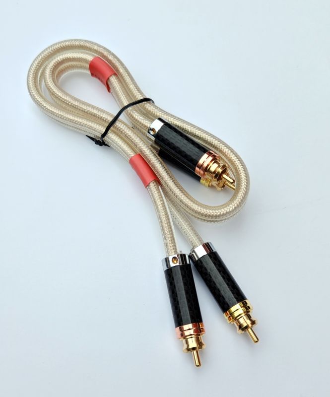 2RCA Audiophile Interconnect 0.6m Carbon | Кабели, Интерконeкти, Аксесоари Real Cable