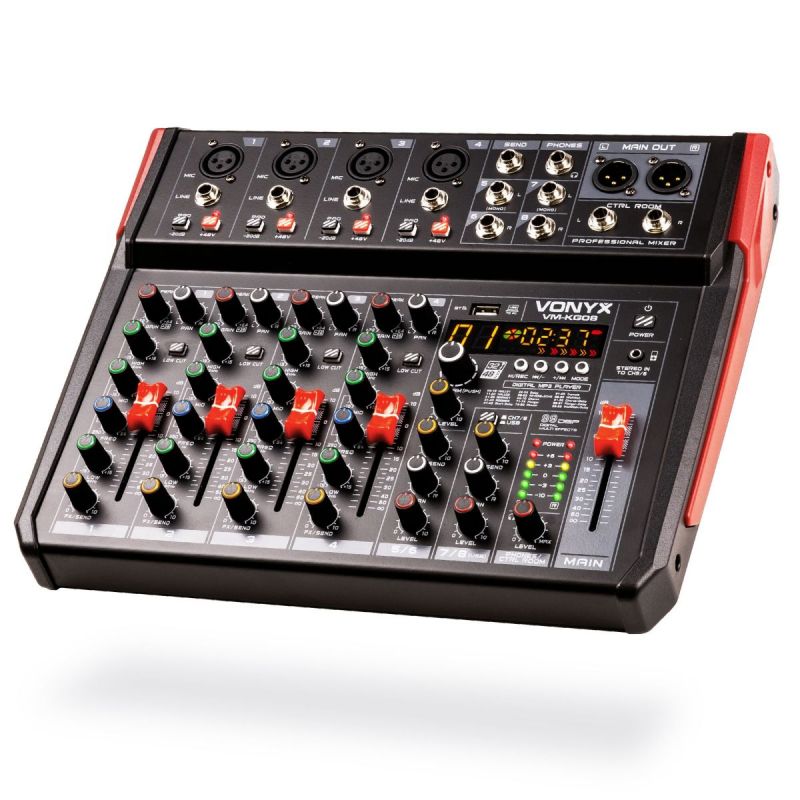 Vonyx VM-KG08 8-Channel PA Mixer