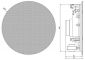 Audac CIRA840Di  16ohm 2-way 40W In-Ceileng speaker
