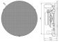 Audac CIRA730Di   2-way In-Ceiling 16ohm 30W Speaker