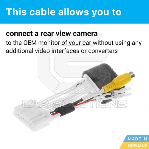 Car Solution 885285 Reverse Camera Cable 24 pin for Lexus | Механични и кабелни преходи Car Solution
